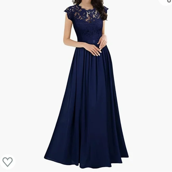 chinese dress ladies Women's Formal Floral Lace Ruffle Cocktail Party Dress – Aisize main image 1